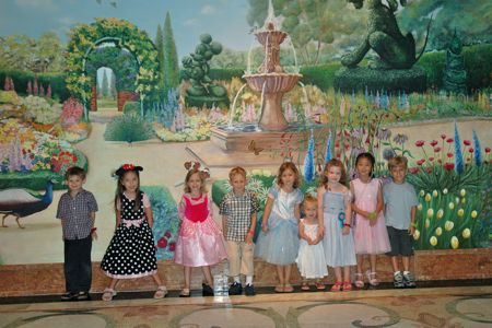 Angus, Caitlin, Grace, Csoban, Julia, Eleri, Emmy, Tina & Chris